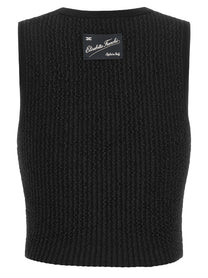 Elisabetta Franchi Top Tricot Black