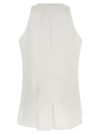 Brunello Cucinelli Top Twill Fluid White, view 2