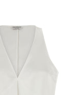 Brunello Cucinelli Top Twill Fluid White, view 3