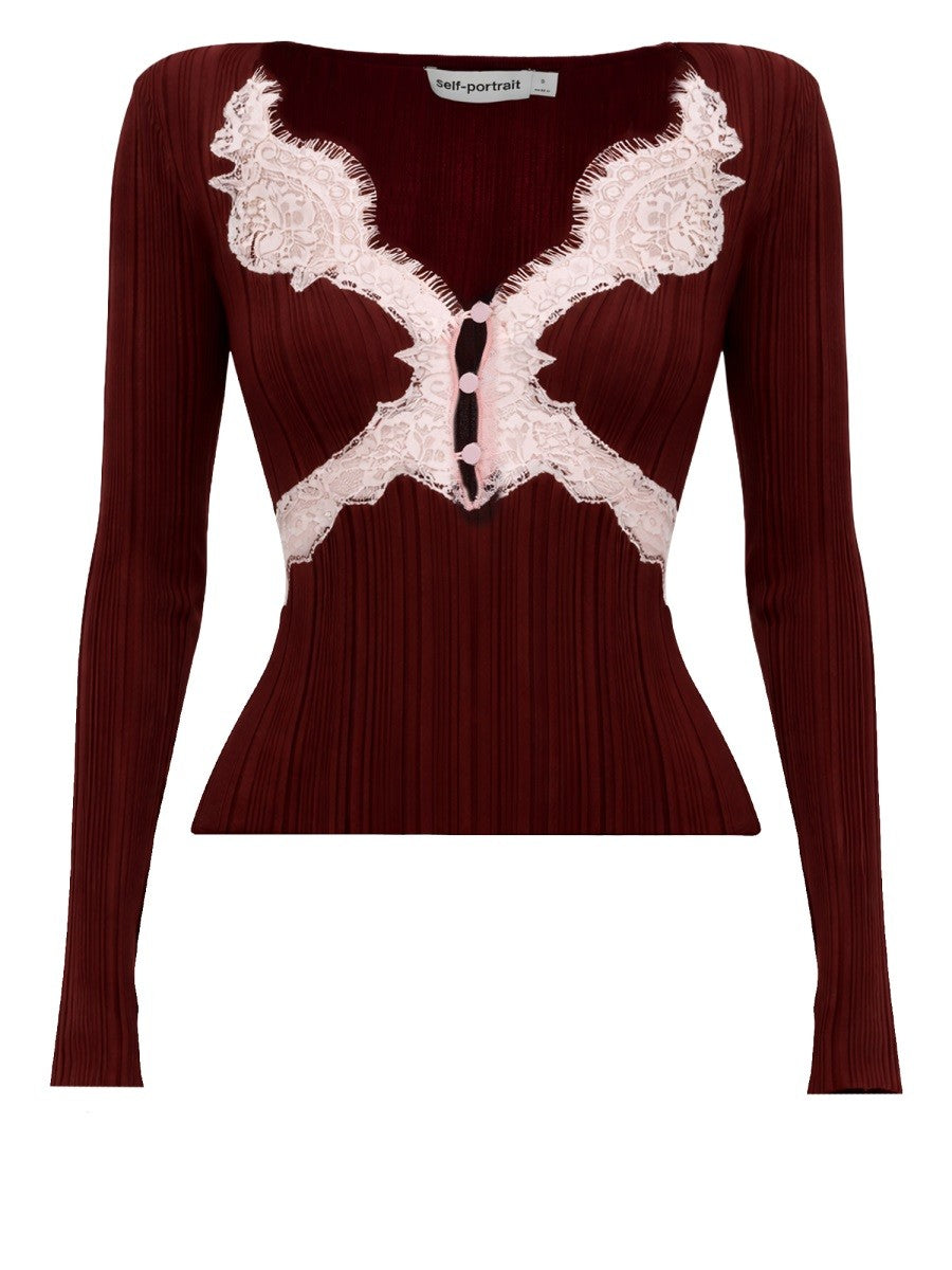self-portrait Women's Top Red