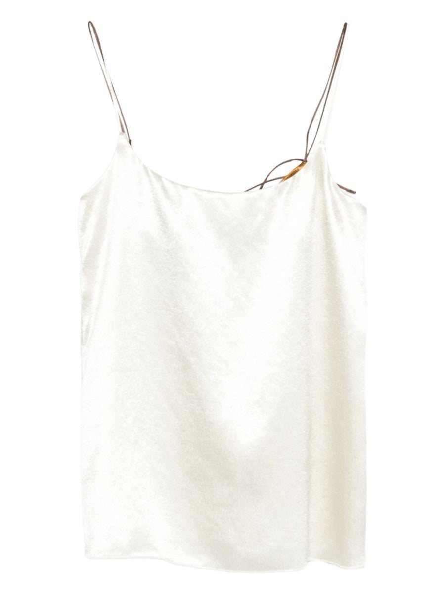 Alysi Women's Tops in Satin White