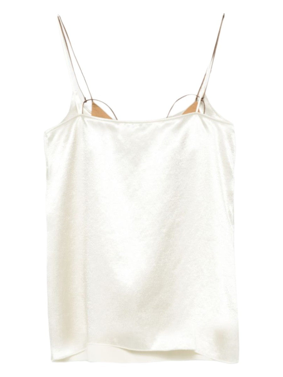 Alysi Women's Tops in Satin White