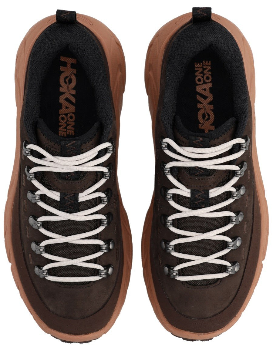 Hoka Unisex Tor Summit Sneaker Brown, view 5
