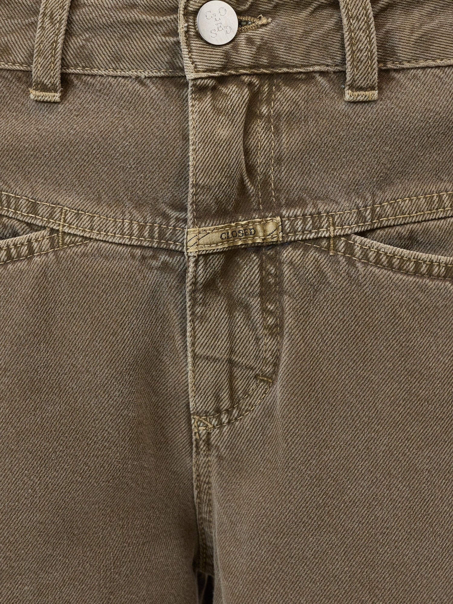 Closed Women's Tori Denim Trousers Brown