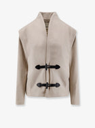 ISABEL MARANT Women's Toria Wool and Cashmere Coat Beige
