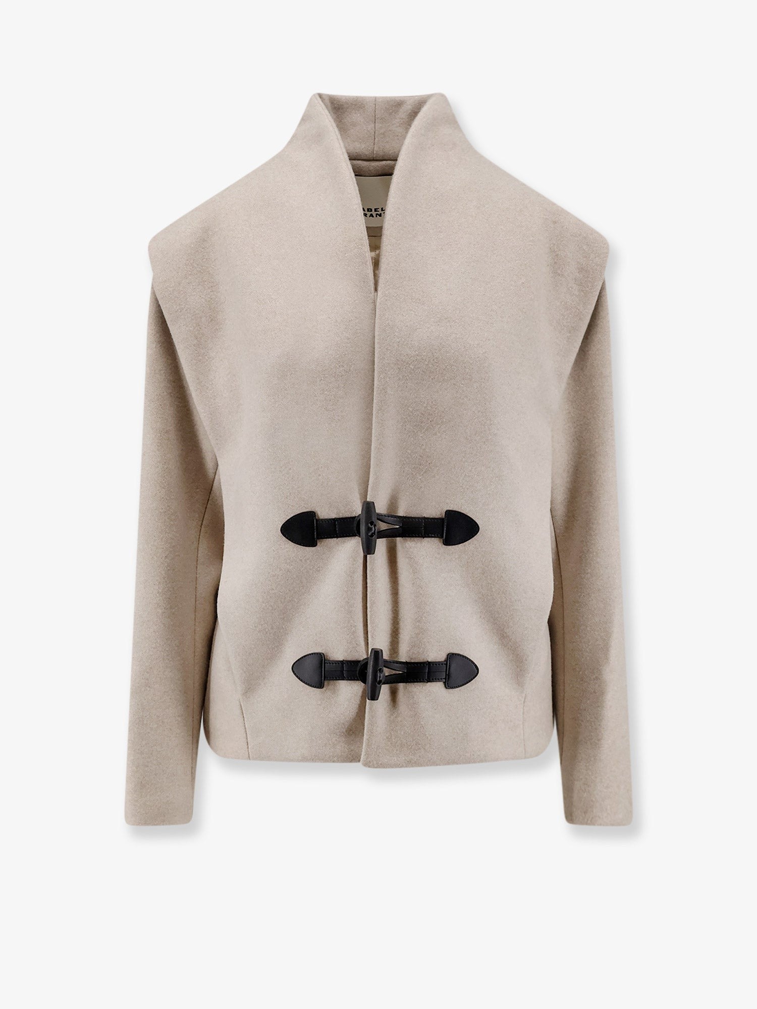 Isabel Marant Women's Toria Wool and Cashmere Coat Beige