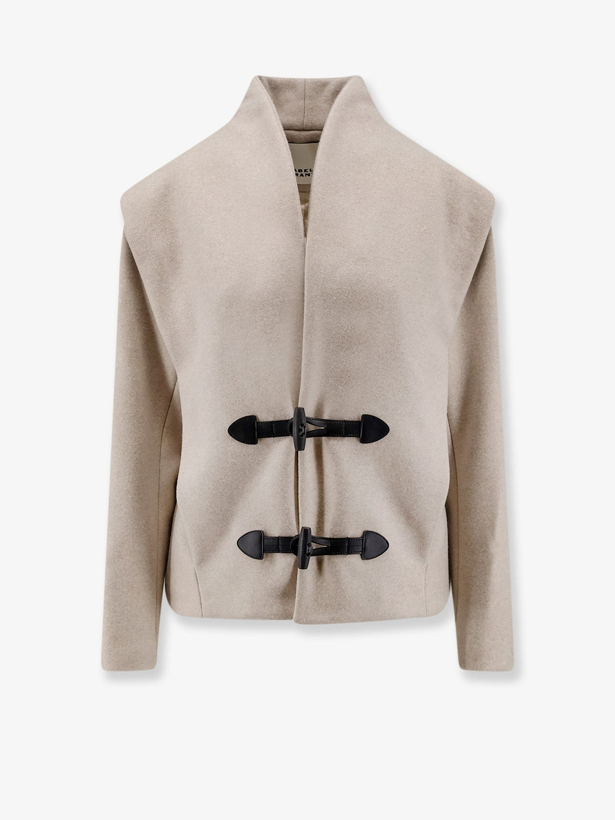 ISABEL MARANT Women's Toria Wool and Cashmere Coat Beige