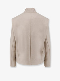 Isabel Marant Women's Toria Wool and Cashmere Coat Beige