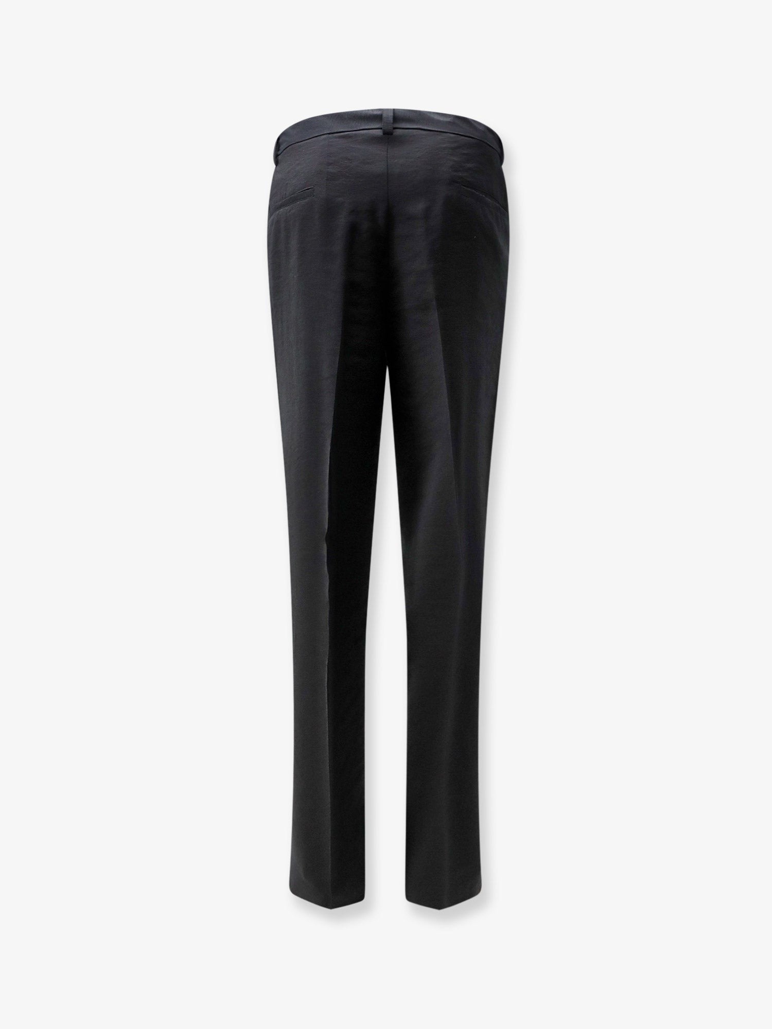 Hevò Men's Torre Canne Modal Blend Trousers Black