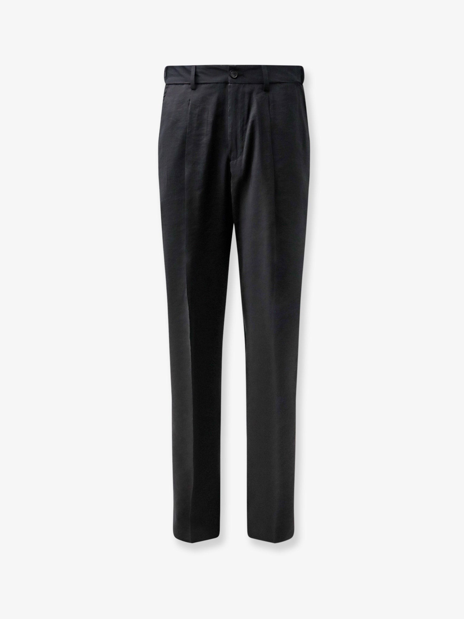 Hevò Men's Torre Canne Modal Blend Trousers Black