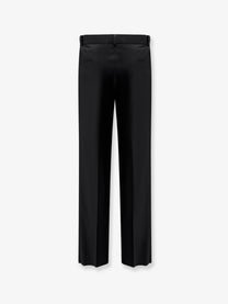 Hevò Men's Torrecanne Viscose Blend Trousers Black