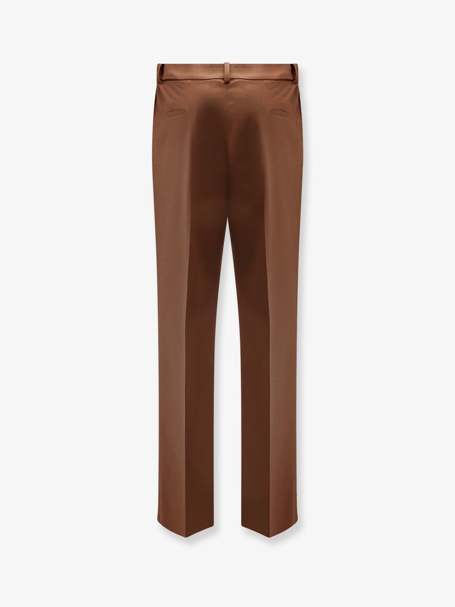 Hevò Men's Torrecanne Viscose Blend Trousers Brown Hevò