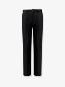 Hevò Men's Torrecanne Viscose Blend Trousers Black