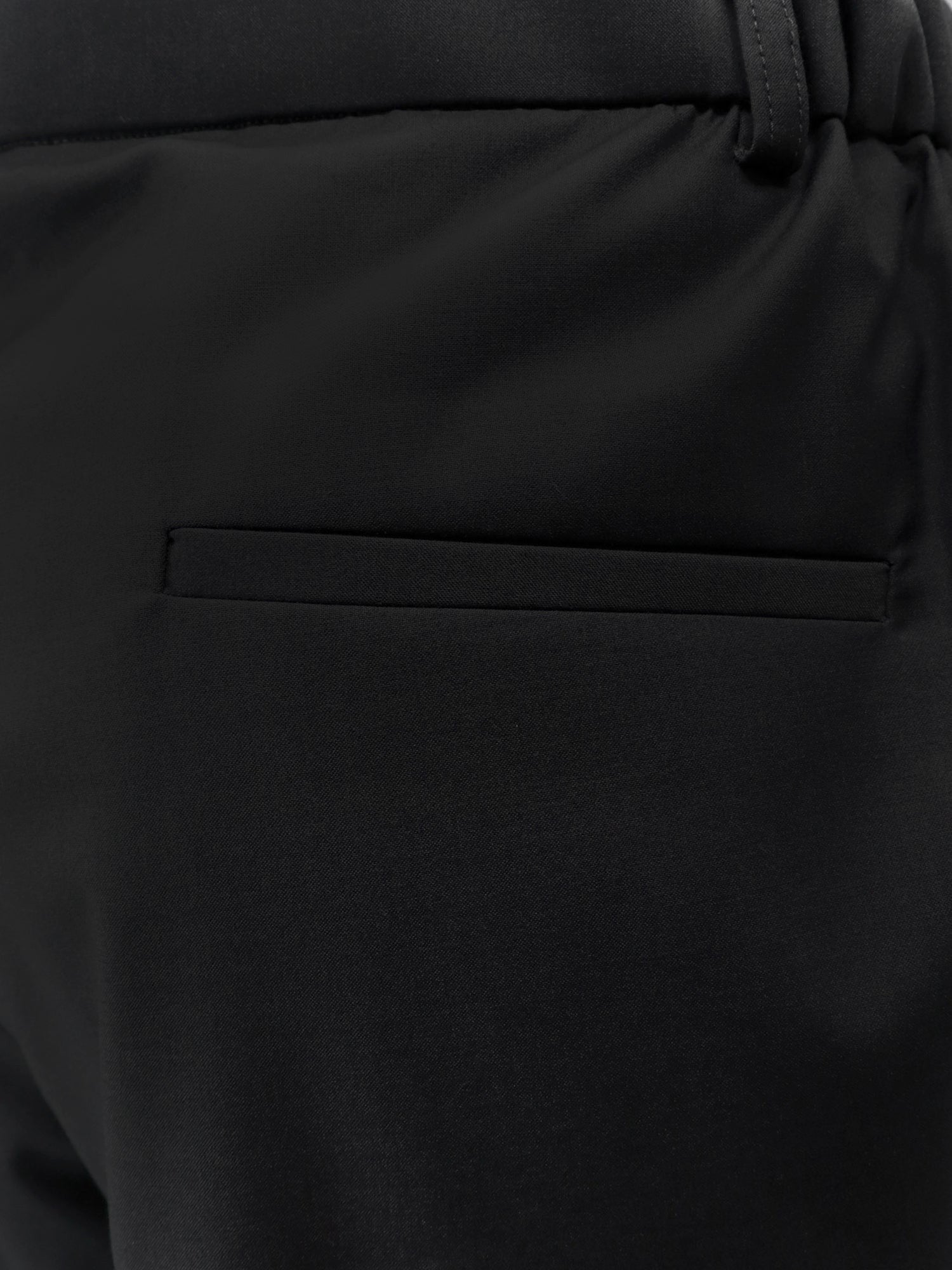 Hevò Men's Torrecanne Viscose Blend Trousers Black