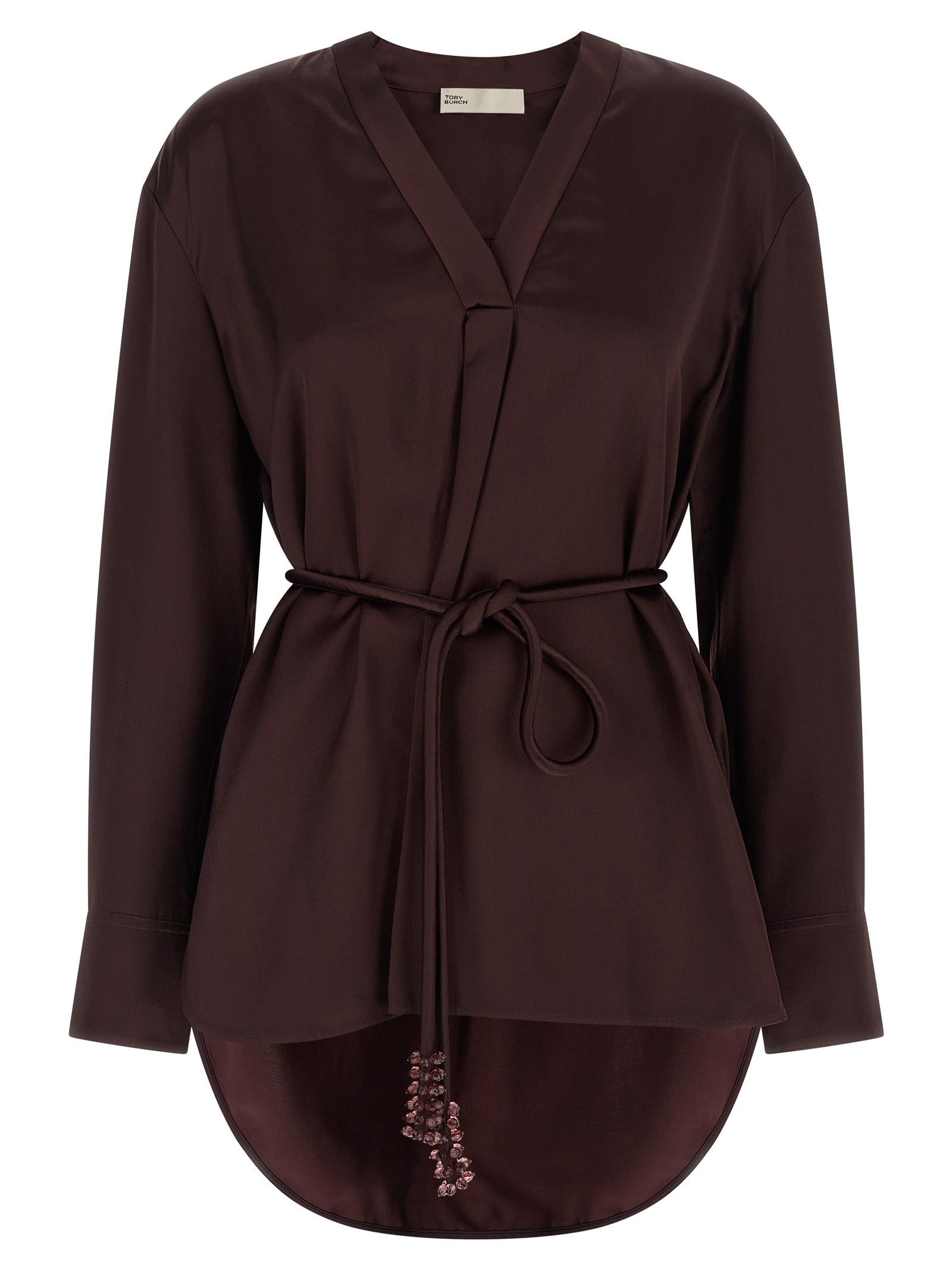 TORY BURCH - TORY BURCH - Satin blouse - Women’s Tops