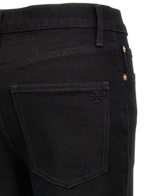 TORY BURCH - TORY BURCH - ’Cropped Kick Flare’ jeans - Women’s Bottoms