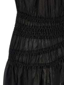 TORY BURCH - TORY BURCH - ’Smocked Cotton’ dress - Women’s Clothing