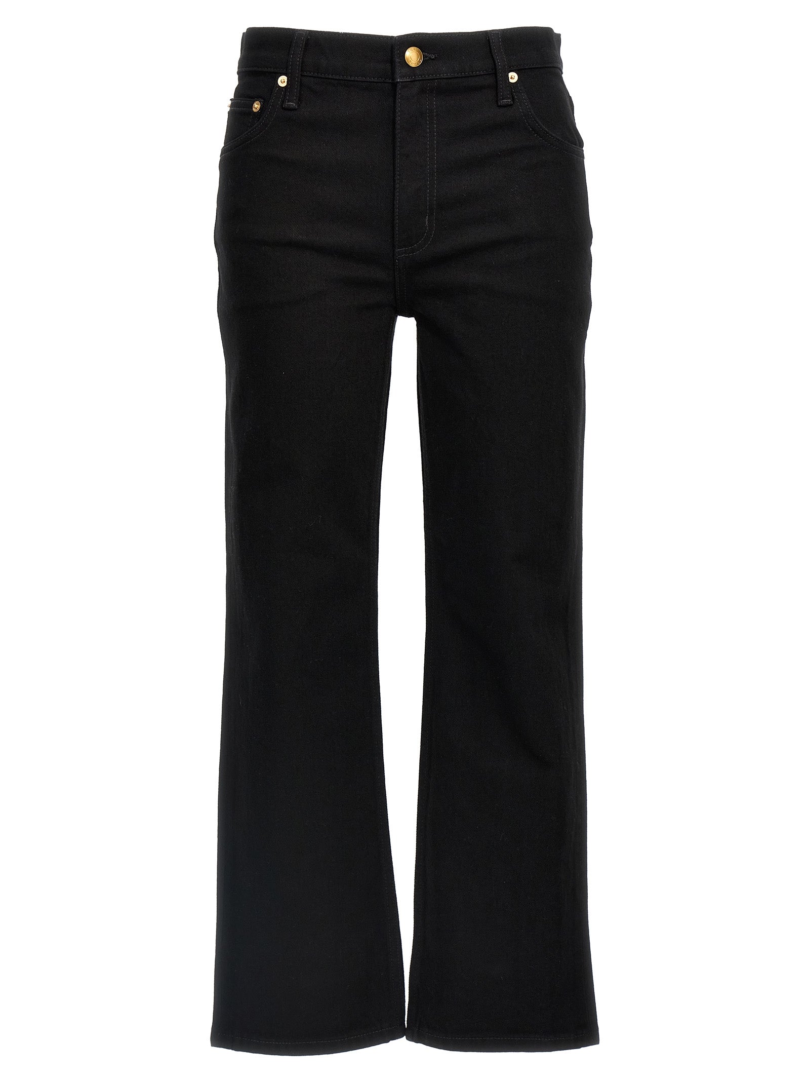 TORY BURCH - TORY BURCH - ’Cropped Kick Flare’ jeans - Women’s Bottoms
