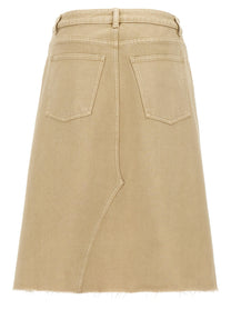 TORY BURCH - TORY BURCH - ’Deconstructed Midi’ skirt - Women’s Clothing