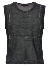 TORY BURCH - TORY BURCH - Mesh Top - Woman,Clothing,Tops,Casual tops