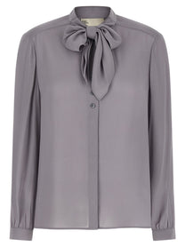 TORY BURCH - TORY BURCH - ’Georgette Bow’ blouse - Women’s Tops