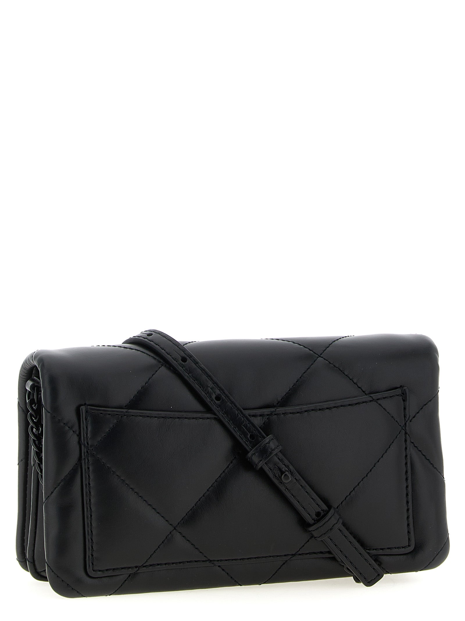 TORY BURCH - TORY BURCH - ’Kira Diamond Quilt’ wallet on chain - Women’s Accessories