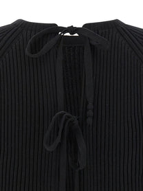 TORY BURCH - TORY BURCH - Back closure sweater - Women’s Knitwear