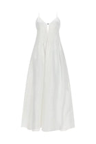Tory Burch Women's Linen Long Dress White