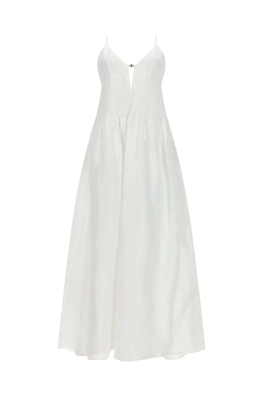 Tory Burch Women's Linen Long Dress White