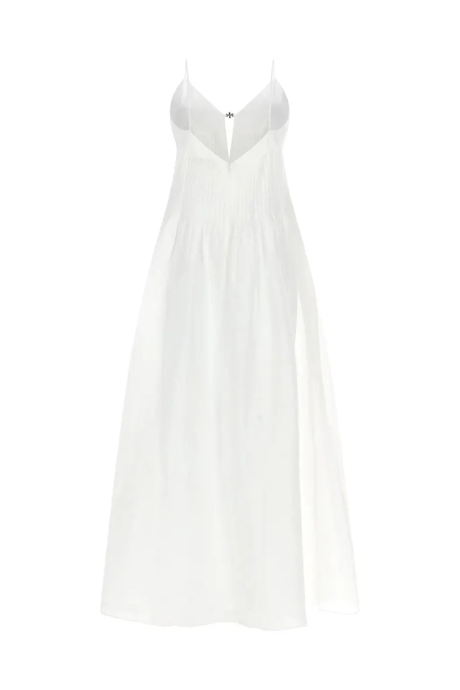 Tory Burch Women's Linen Long Dress White, view 2