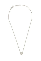 Tory Burch Women's Miller Pavè Necklace Silver