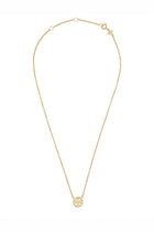 Tory Burch Women's Miller Pavè Necklace Gold, view 2