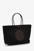 Tory Burch Women's Ella Twist Nylon Shoulder Bag Black, view 3