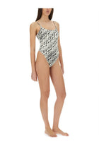 Tory Burch Women's Gemini Link One Piece Swimsuit White, view 2