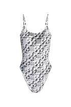 Tory Burch Women's Gemini Link One Piece Swimsuit White