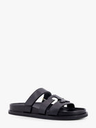 Tory Burch Women's Ines Leather Sandals Grey, view 2