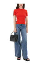 Tory Burch Women's Jacquard Monogram Jersey Red, view 2