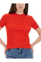 Tory Burch Women's Jacquard Monogram Jersey Red, view 4