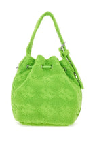 Tory Burch Women's Monogram Mini Bucket Bag Green, view 3