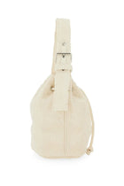 Tory Burch Women's Monogram Mini Bucket Bag White, view 4