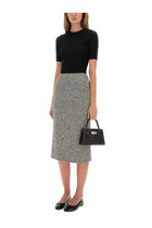 Tory Burch Women's Ribbed Cotton Pullover Black, view 2