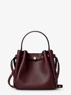 Tory Burch Women's Romy Leather Bucket Bag DARKCARMINE