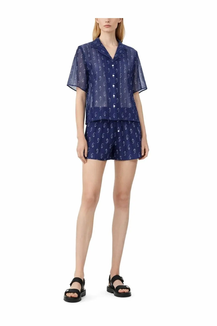 Tory Burch Women's Shorts Camp Blue, view 2