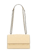 Tory Burch Women's Shoulder Bag Fleming Small Beige