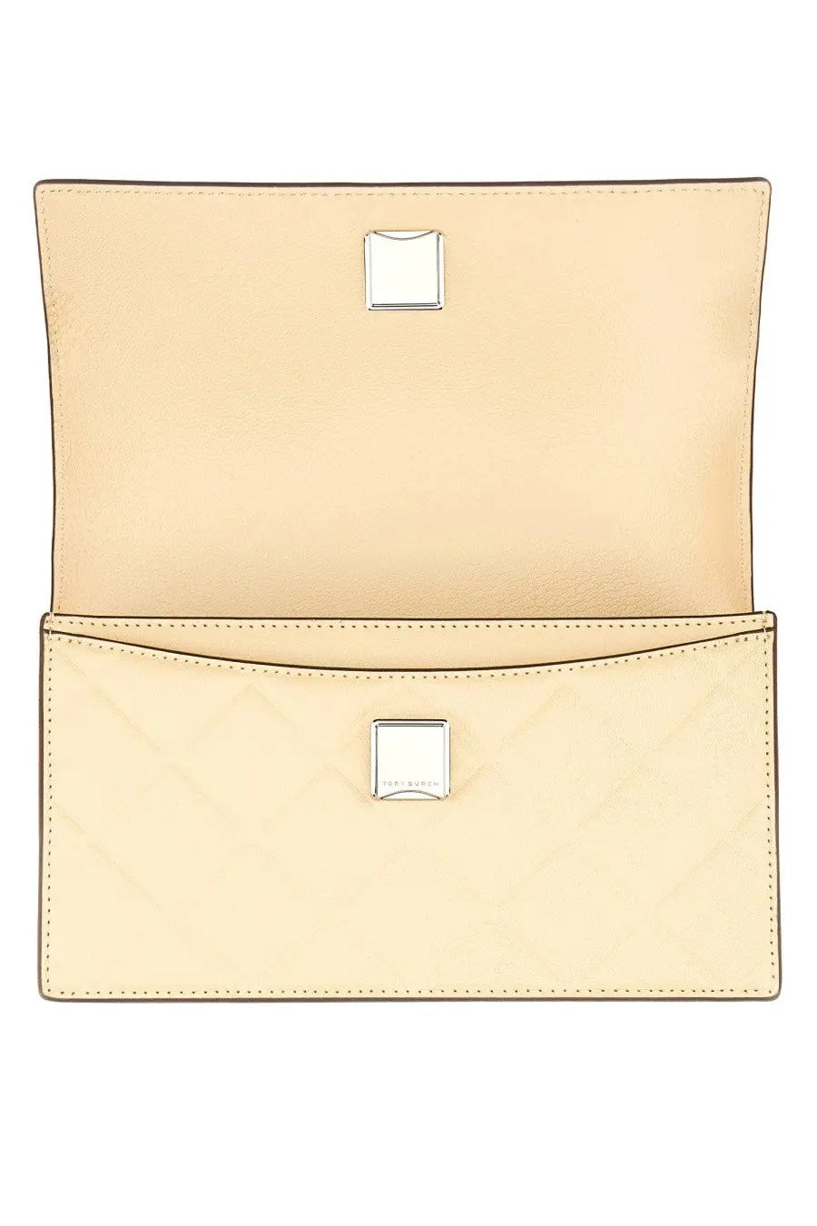 Tory Burch Women's Shoulder Bag Fleming Small Beige, view 4