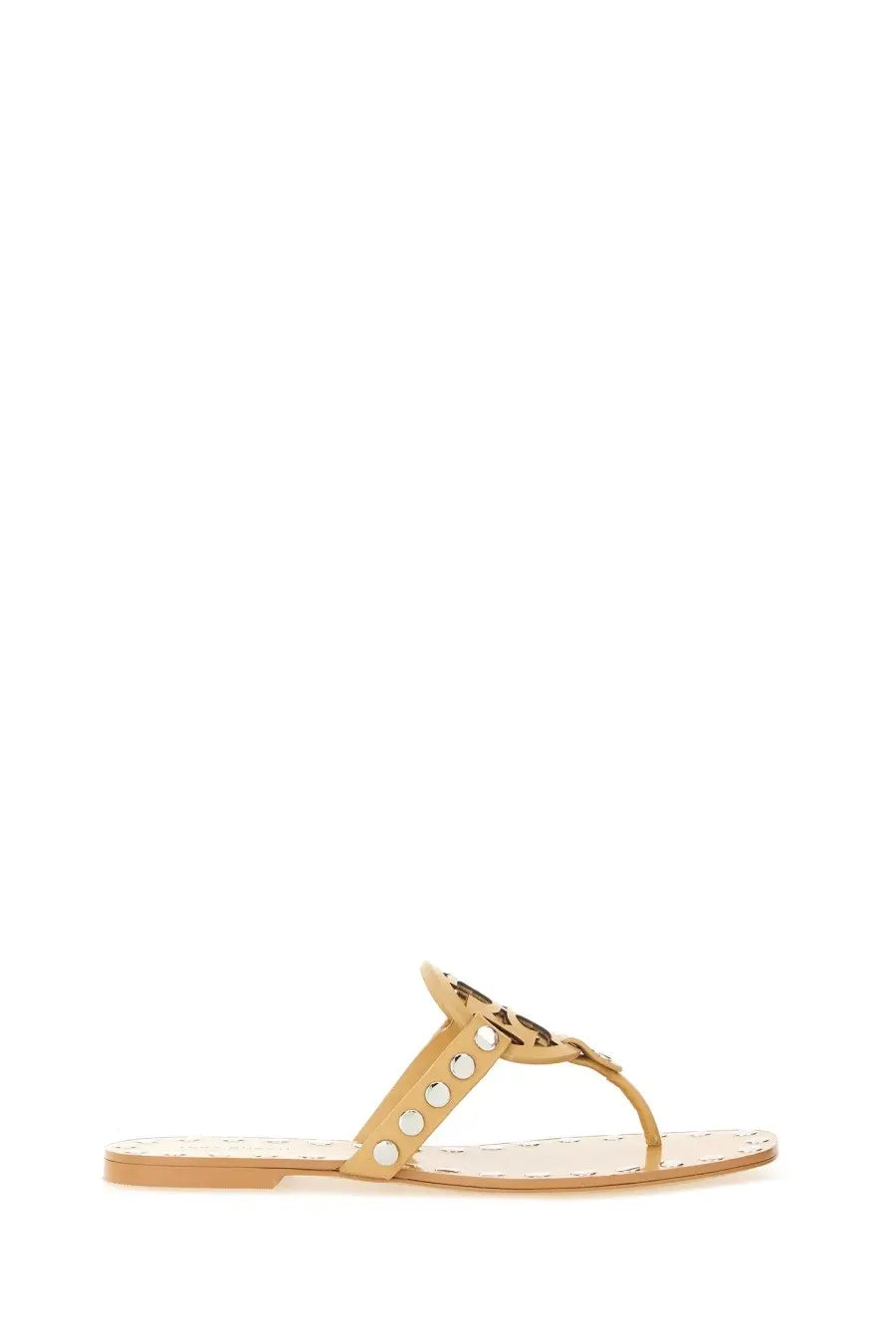 Tory Burch Women's Studded Miller Sandal Beige