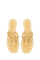 Tory Burch Women's Studded Miller Sandal Beige, view 6