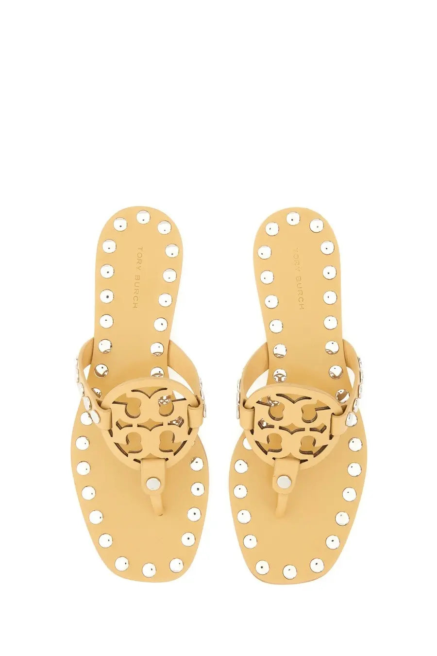 Tory Burch Women's Studded Miller Sandal Beige, view 6