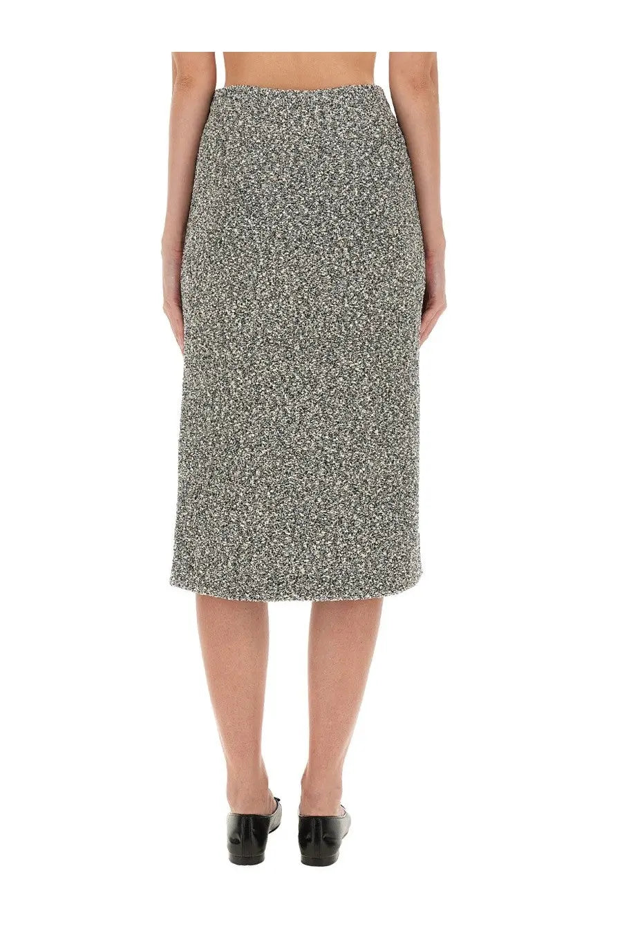 Tory Burch Women's Tweed Skirt Black, view 3