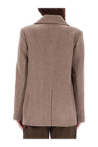 Tory Burch Women's Wide Twill Jacket Brown, view 3